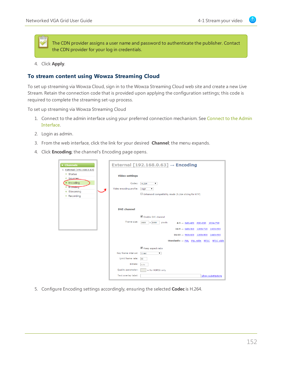 Epiphan Networked VGA Grid User Manual | Page 164 / 306