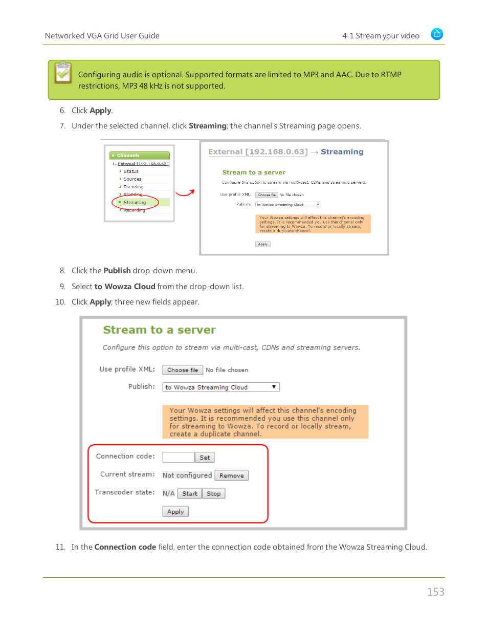 Epiphan Networked VGA Grid User Manual | Page 165 / 306