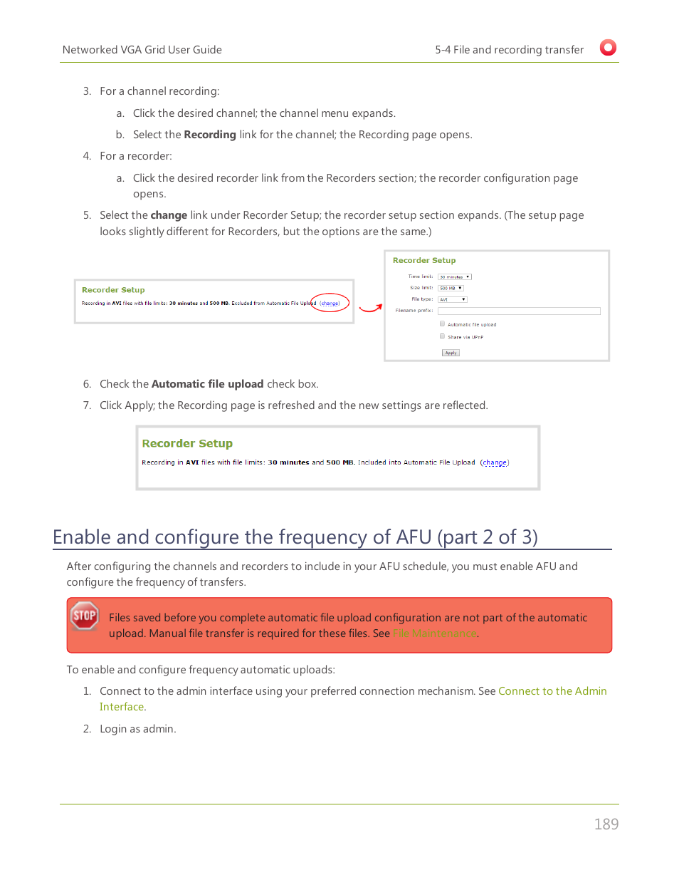 Epiphan Networked VGA Grid User Manual | Page 201 / 306