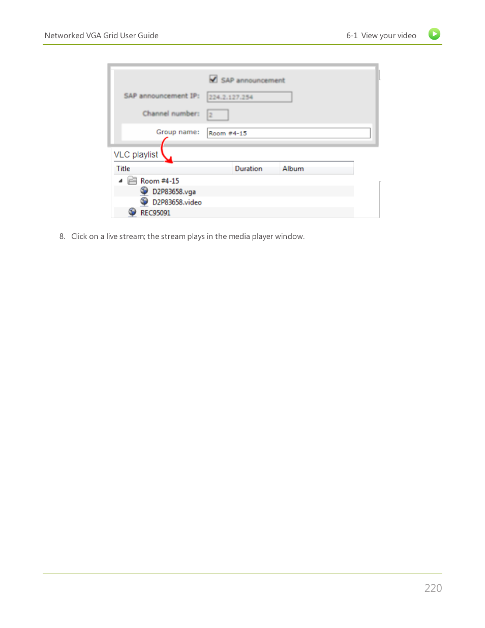 Epiphan Networked VGA Grid User Manual | Page 232 / 306