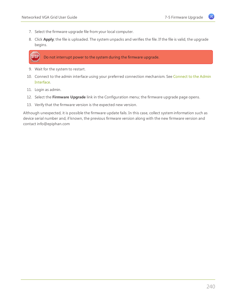 Epiphan Networked VGA Grid User Manual | Page 252 / 306