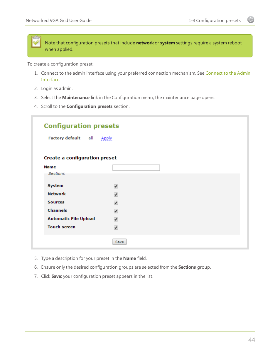 Epiphan Networked VGA Grid User Manual | Page 56 / 306