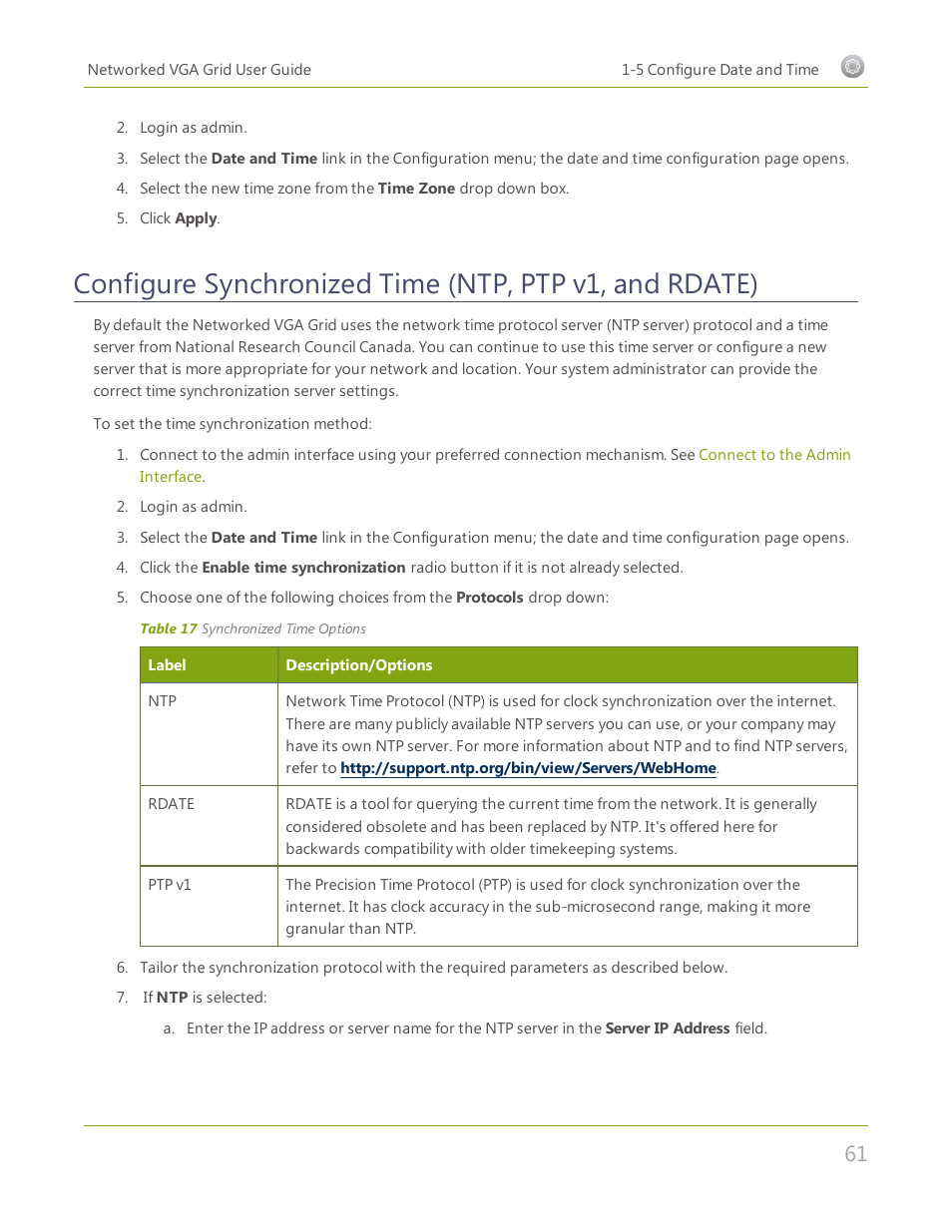 Epiphan Networked VGA Grid User Manual | Page 73 / 306
