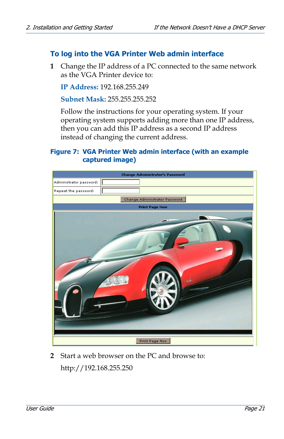 Epiphan VGA Printer User Manual | Page 21 / 86