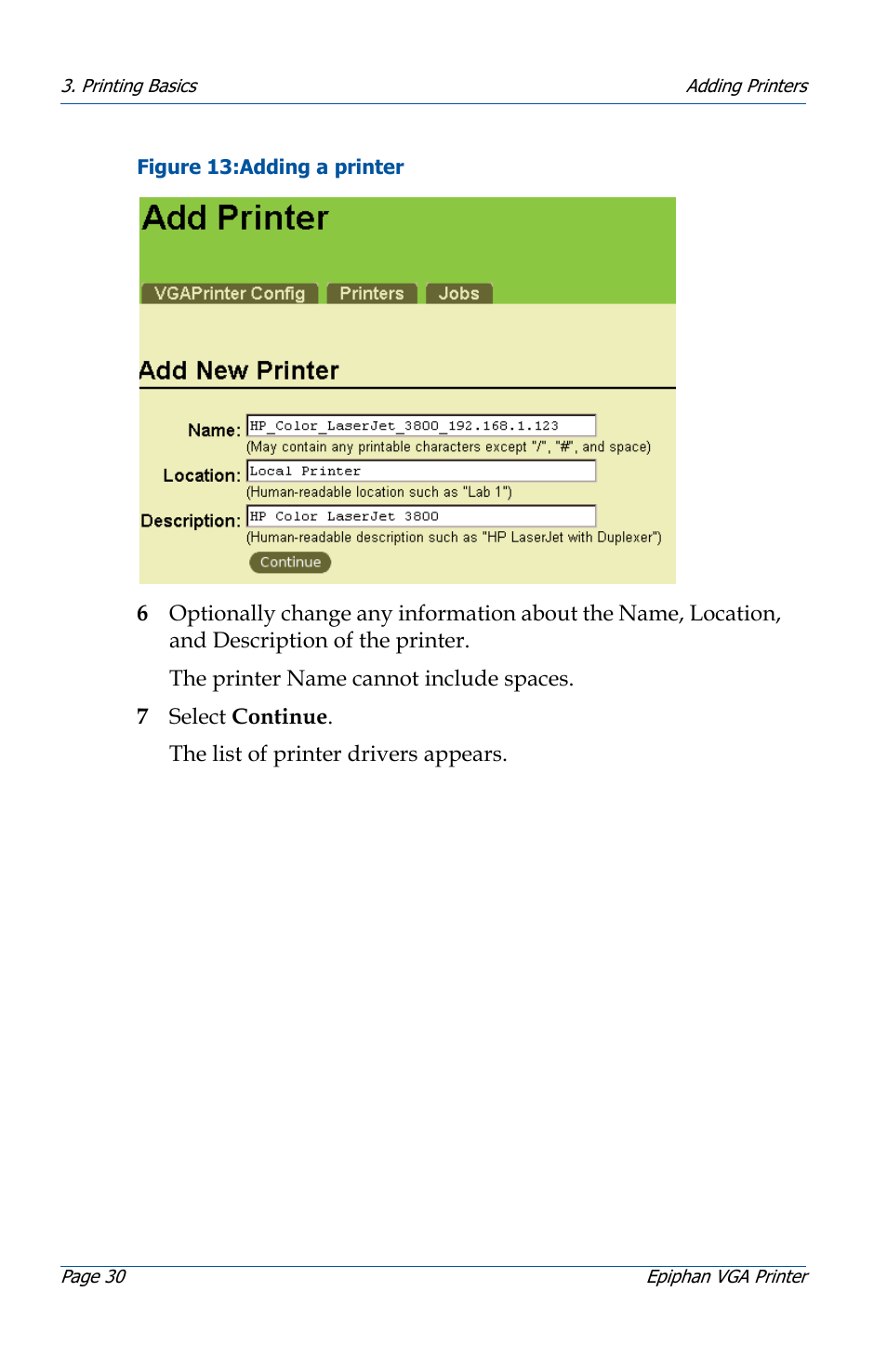 Epiphan VGA Printer User Manual | Page 30 / 86