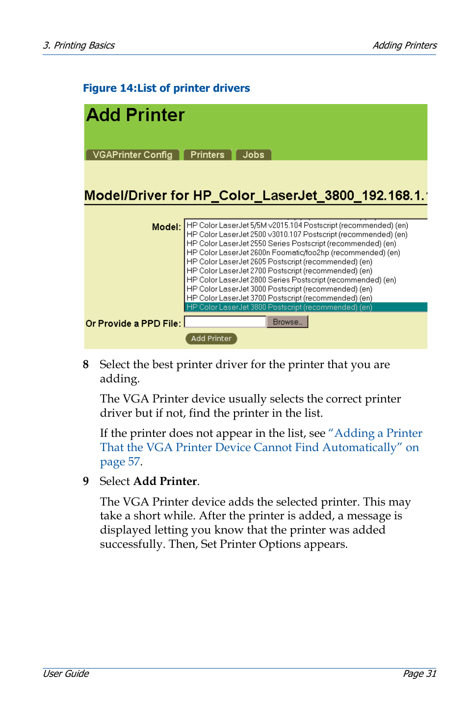 Epiphan VGA Printer User Manual | Page 31 / 86