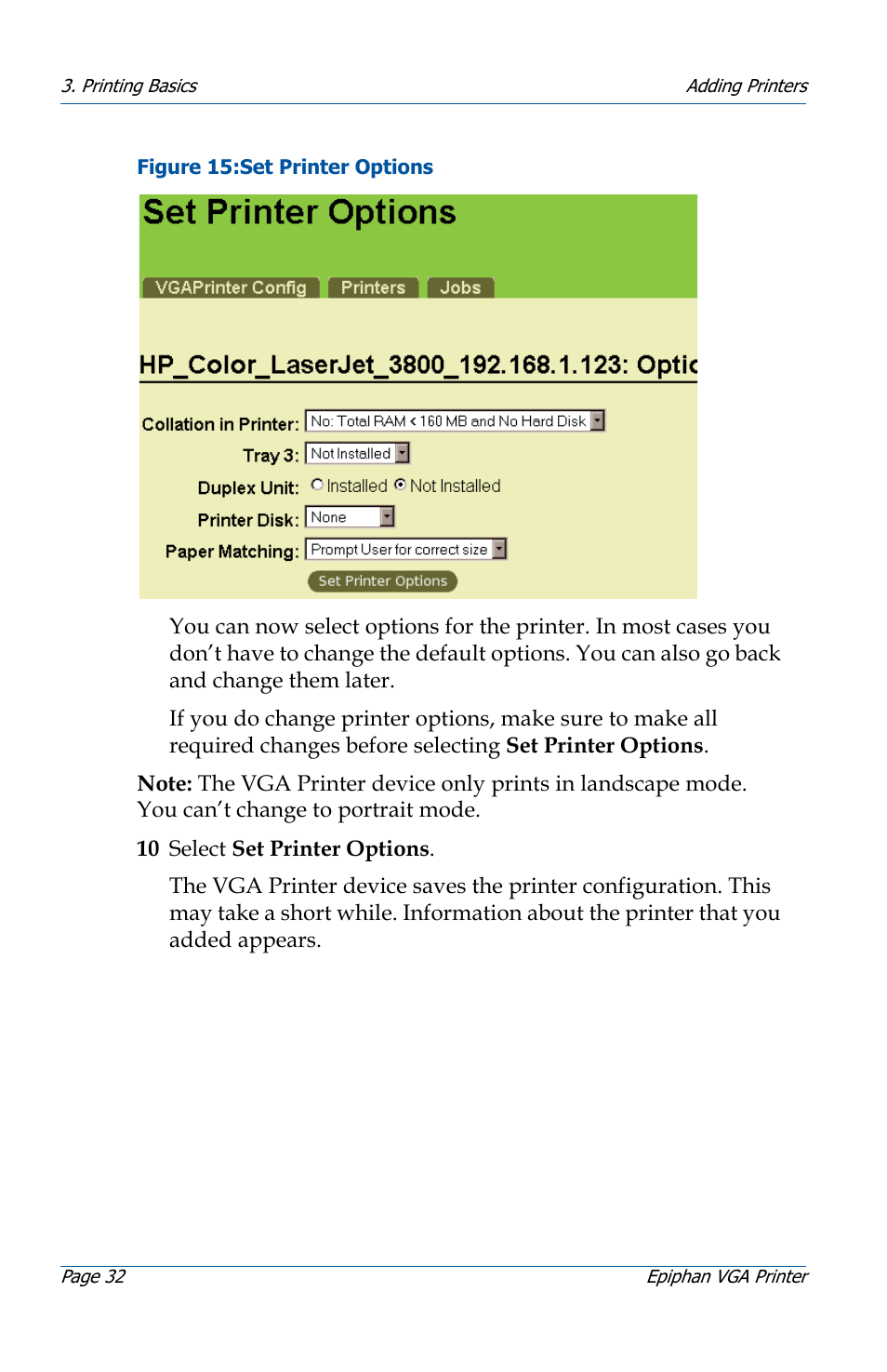 Epiphan VGA Printer User Manual | Page 32 / 86