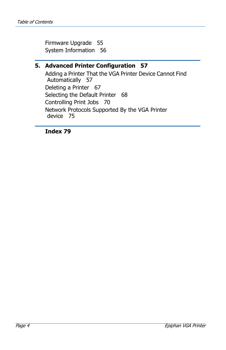 Epiphan VGA Printer User Manual | Page 4 / 86