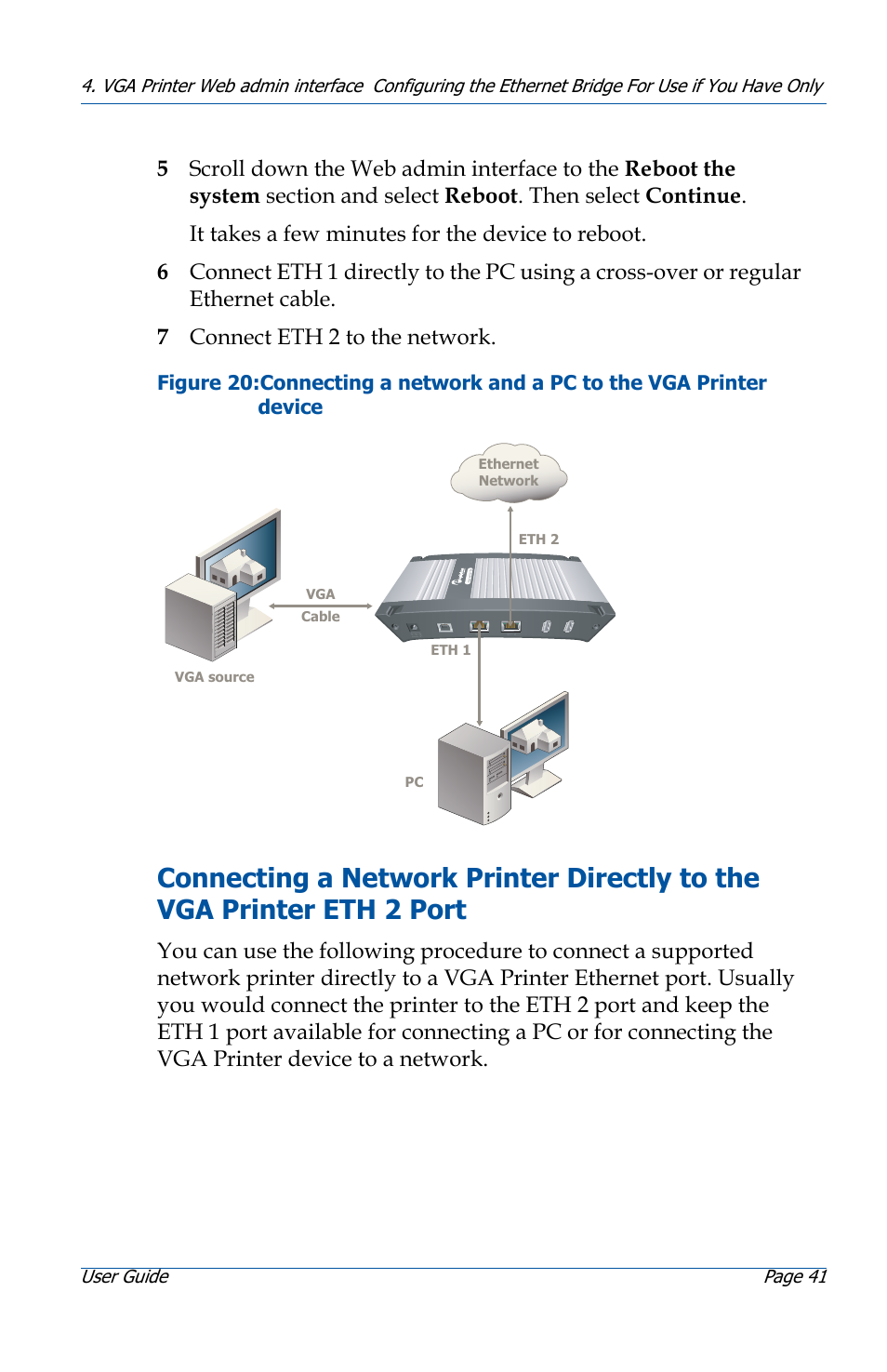 Eth 2 port | Epiphan VGA Printer User Manual | Page 41 / 86