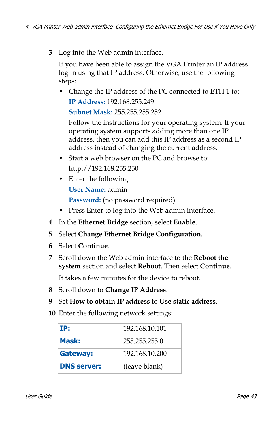 Epiphan VGA Printer User Manual | Page 43 / 86