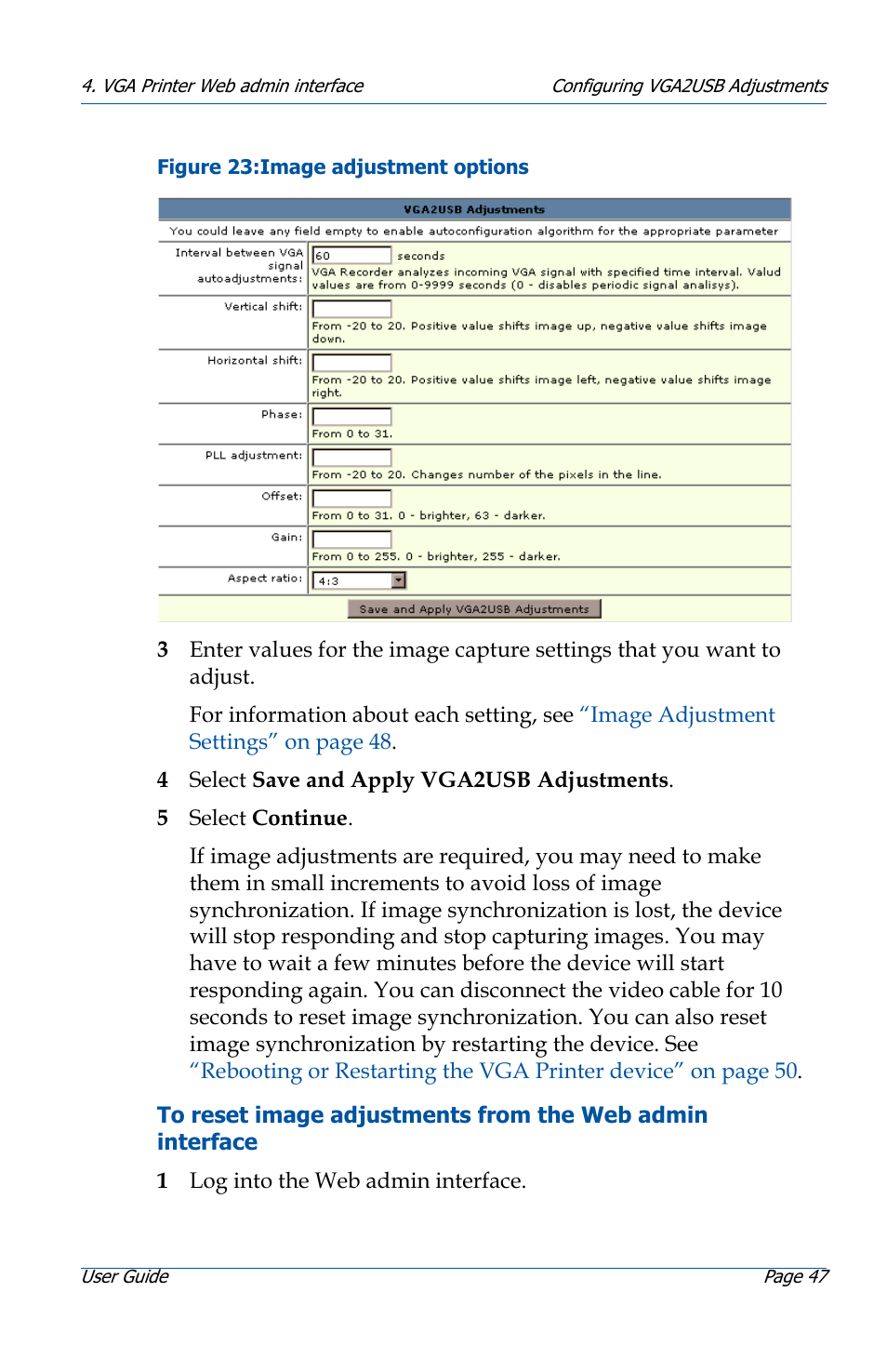 Epiphan VGA Printer User Manual | Page 47 / 86