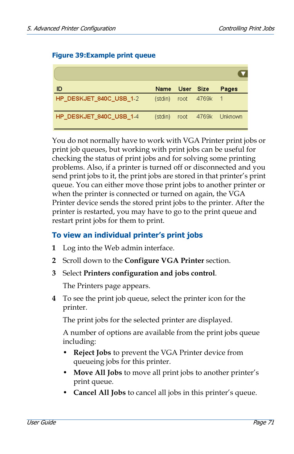 Epiphan VGA Printer User Manual | Page 71 / 86