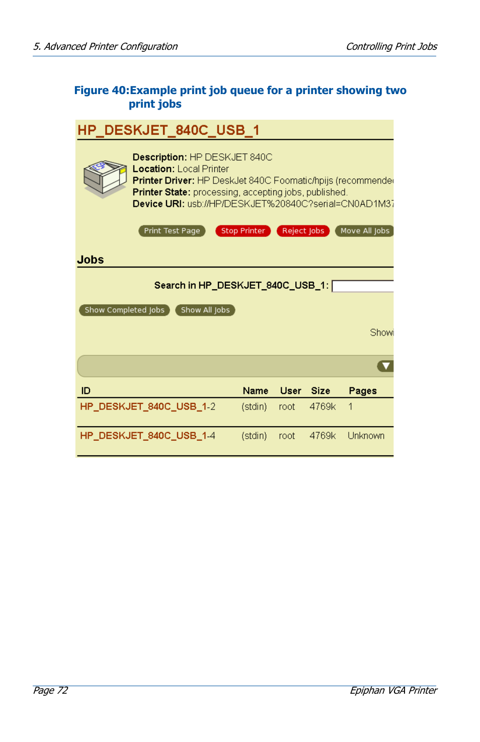 Epiphan VGA Printer User Manual | Page 72 / 86