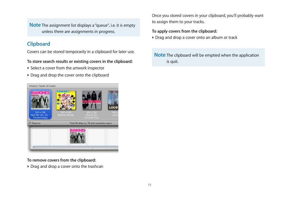 Clipboard | equinux CoverScout 2.3.10 User Manual | Page 11 / 22