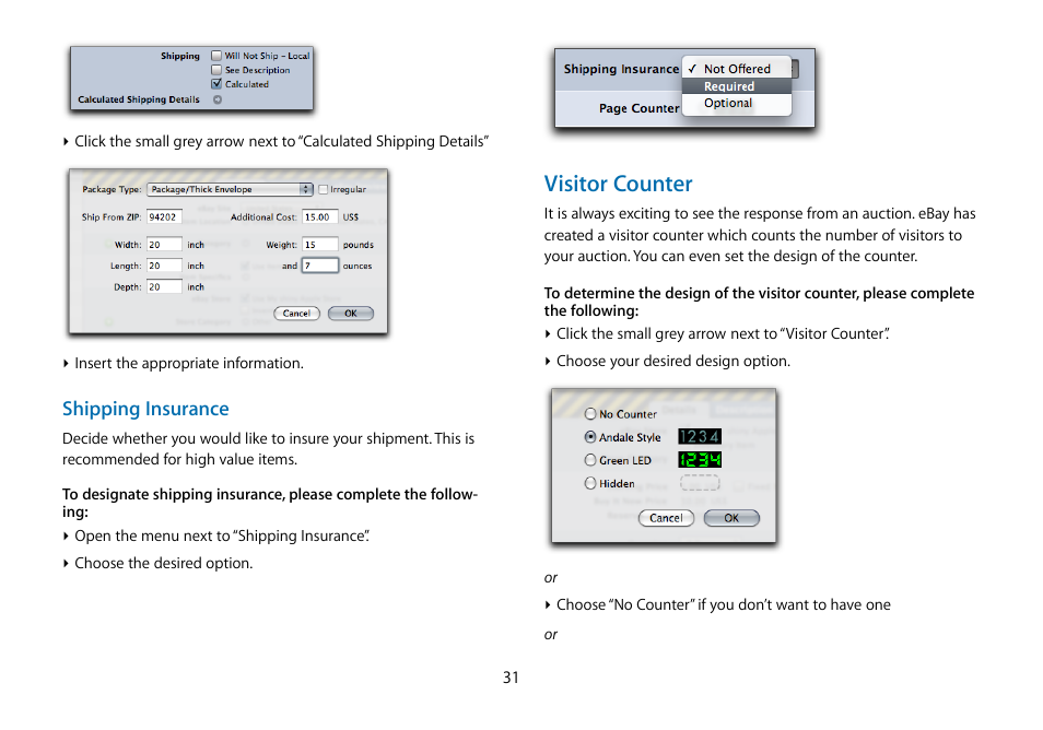Visitor counter | equinux iSale 5.9.7 User Manual | Page 31 / 92