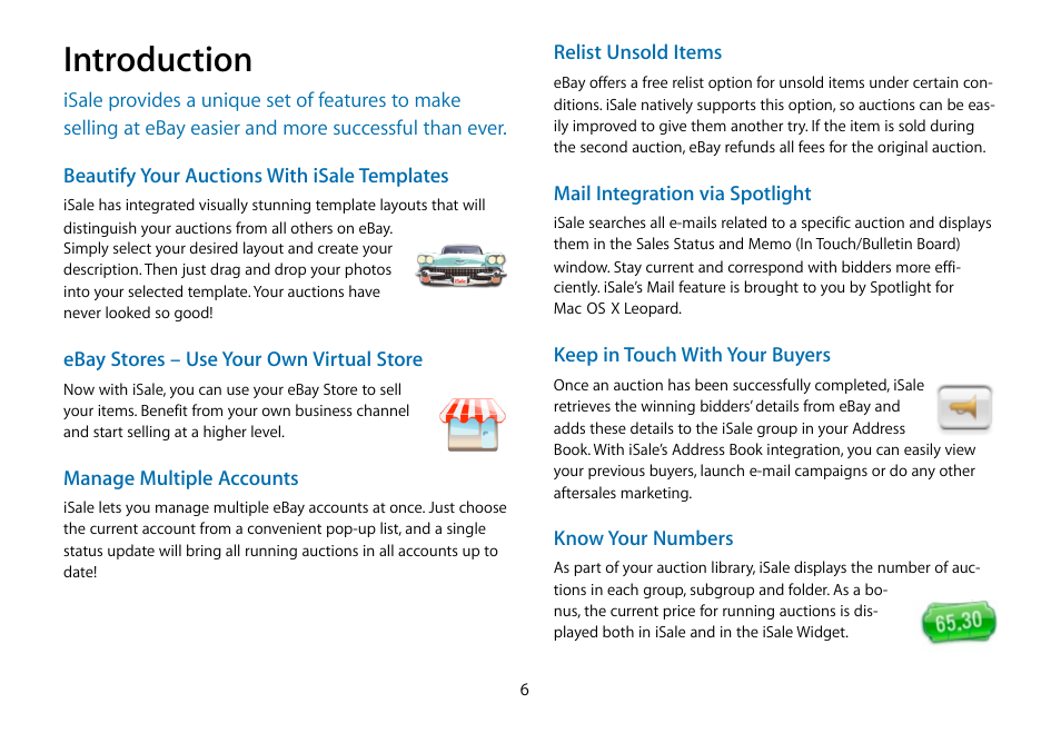 Introduction | equinux iSale 5.9.7 User Manual | Page 6 / 92