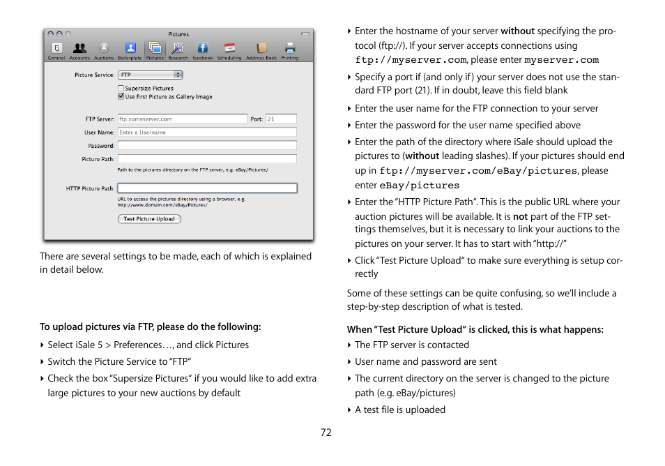 equinux iSale 5.9.7 User Manual | Page 72 / 92