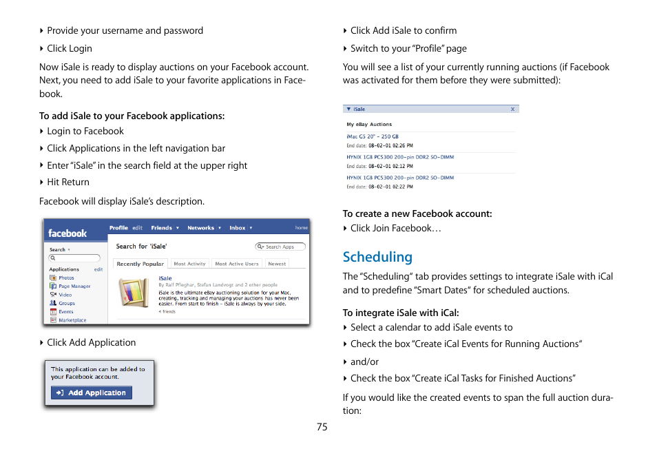 Scheduling | equinux iSale 5.9.7 User Manual | Page 75 / 92