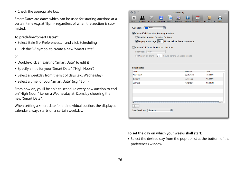 equinux iSale 5.9.7 User Manual | Page 76 / 92