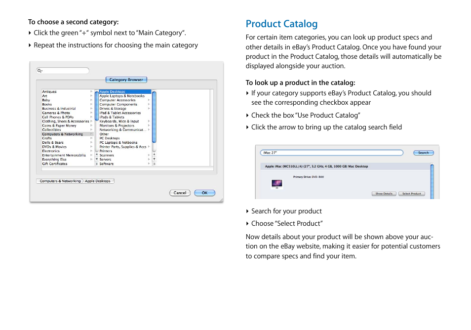 Product catalog | equinux iSale express 1.2.9 User Manual | Page 13 / 43