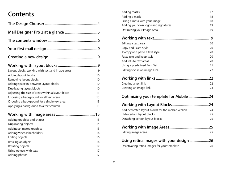 equinux Mail Designer Pro 2 User Manual | Page 2 / 50