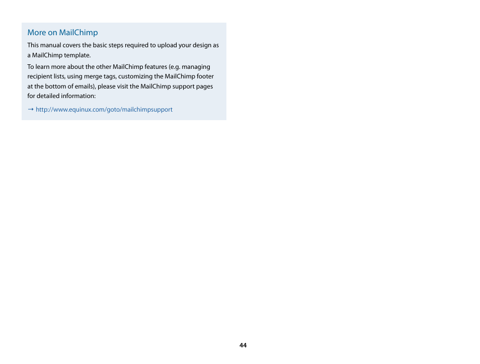 equinux Mail Designer Pro 2 User Manual | Page 44 / 50