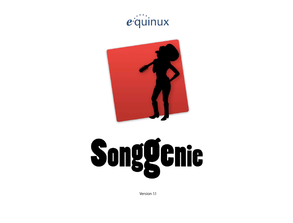 equinux SongGenie 1.2.1 User Manual | 15 pages