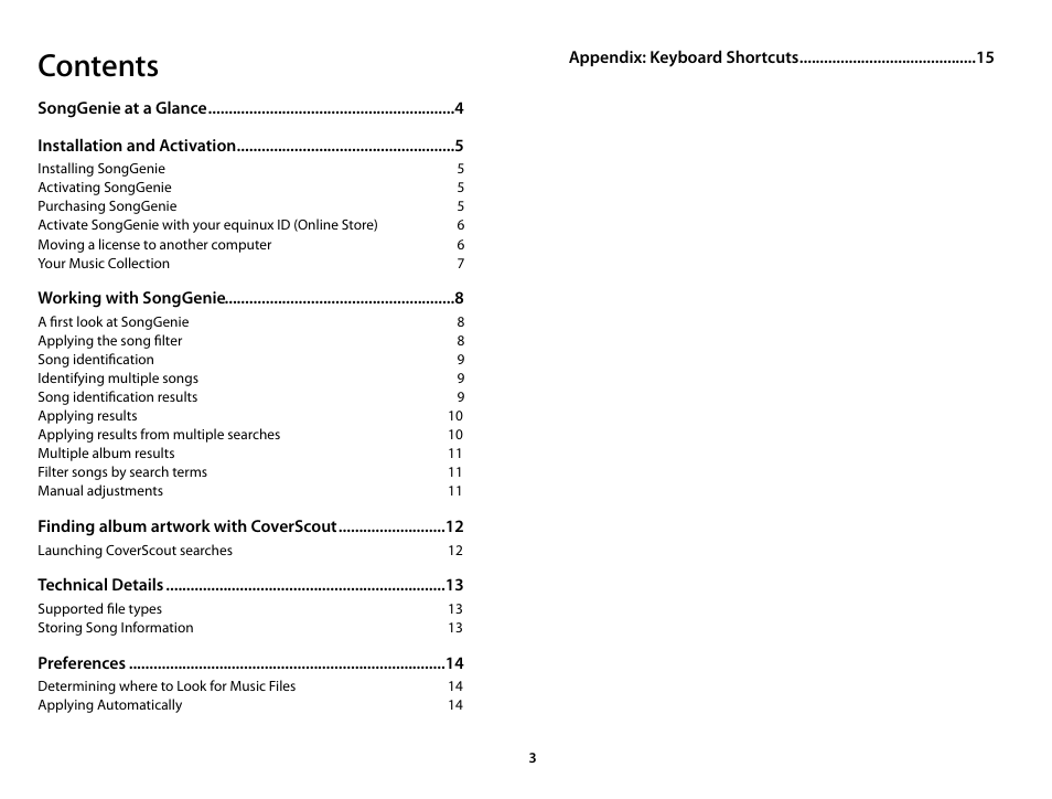 equinux SongGenie 1.2.1 User Manual | Page 3 / 15