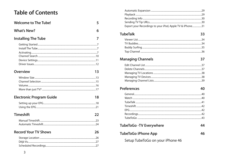 equinux The Tube 2.11.4 User Manual | Page 3 / 58