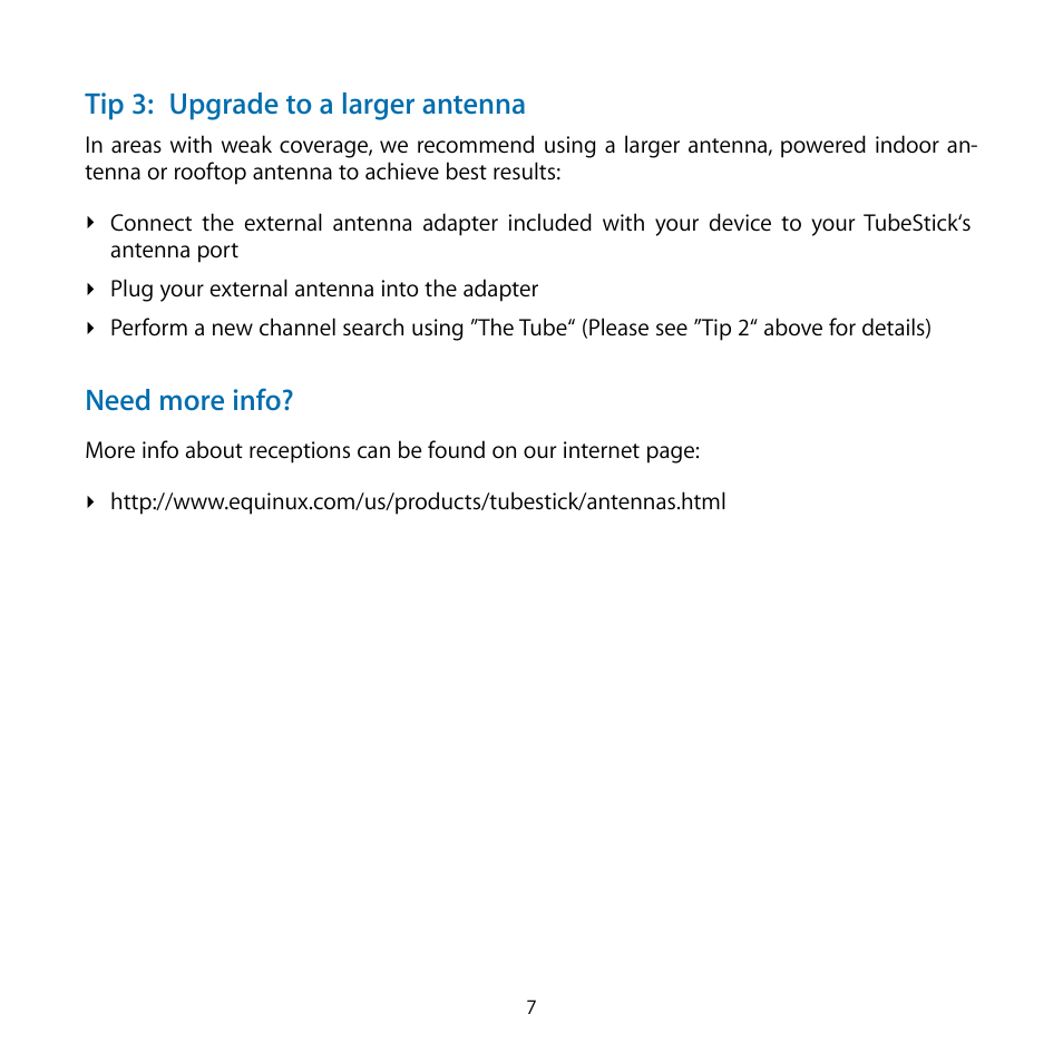 equinux TubeStick User Manual | Page 7 / 24