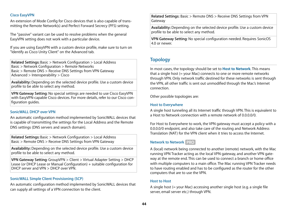 Topology | equinux VPN Tracker 8.1.1 User Manual | Page 44 / 83
