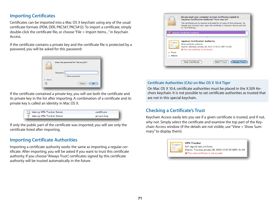 equinux VPN Tracker 6.4.6 User Manual | Page 71 / 78