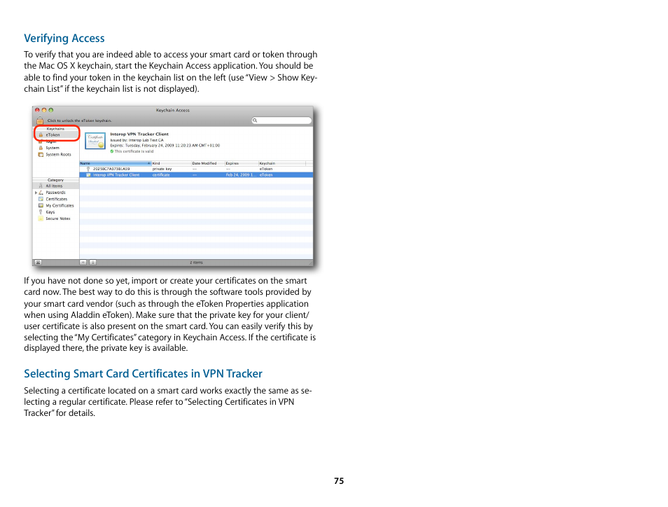 equinux VPN Tracker 6.4.6 User Manual | Page 75 / 78