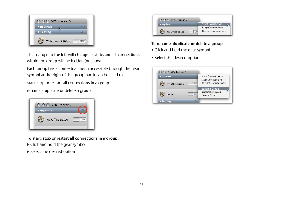 equinux VPN Tracker 5.4.4 User Manual | Page 21 / 47