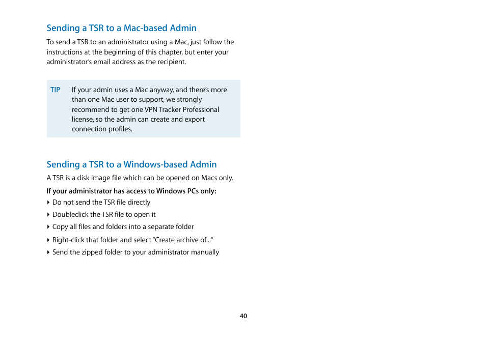 equinux VPN Tracker 5.4.4 User Manual | Page 40 / 47