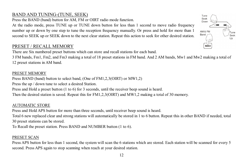 Hyundai H-CCR8080 User Manual | Page 12 / 32