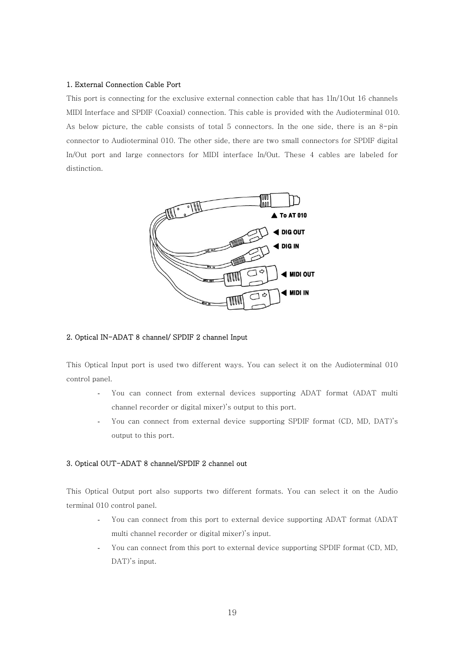 ESI Audioterminal 010 User Manual | Page 18 / 33