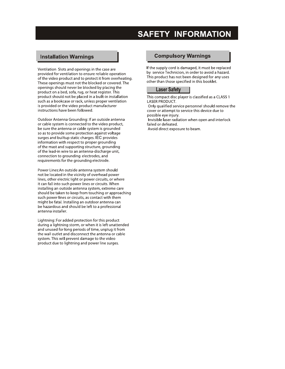 Curtis DV1054HDUK User Manual | Page 3 / 29