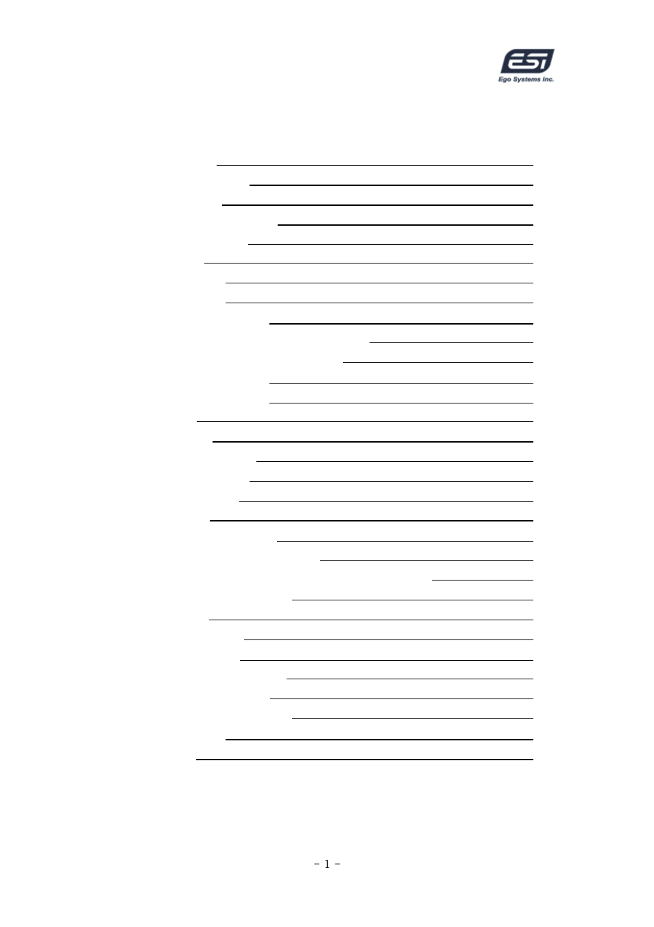 ESI ESP1010 User Manual | 30 pages