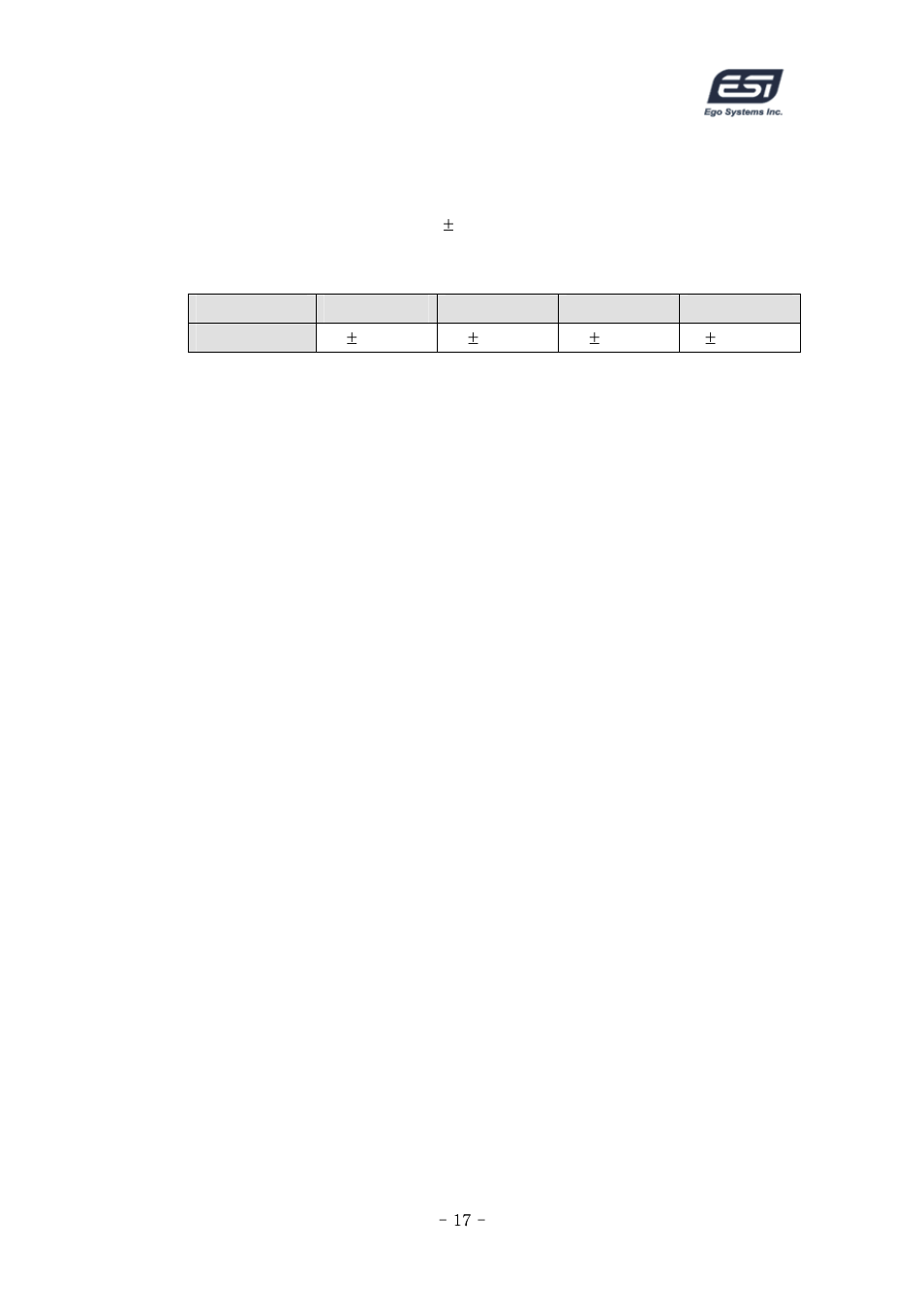 ESI ESP1010 User Manual | Page 17 / 30