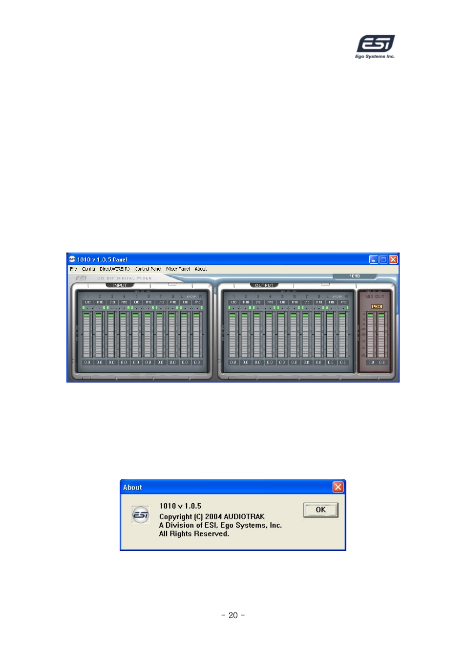 ESI ESP1010 User Manual | Page 20 / 30