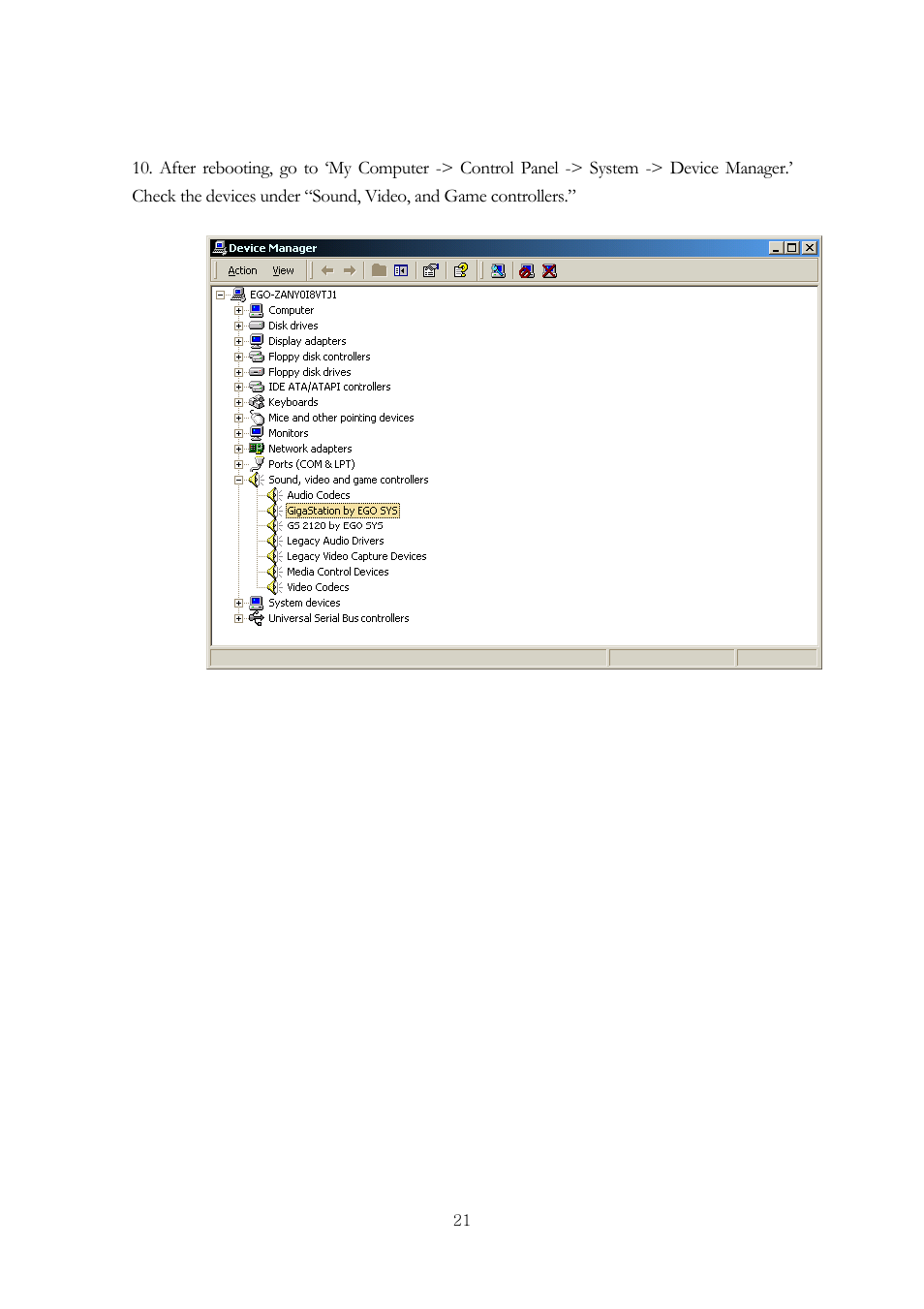 ESI GigaStation User Manual | Page 22 / 37