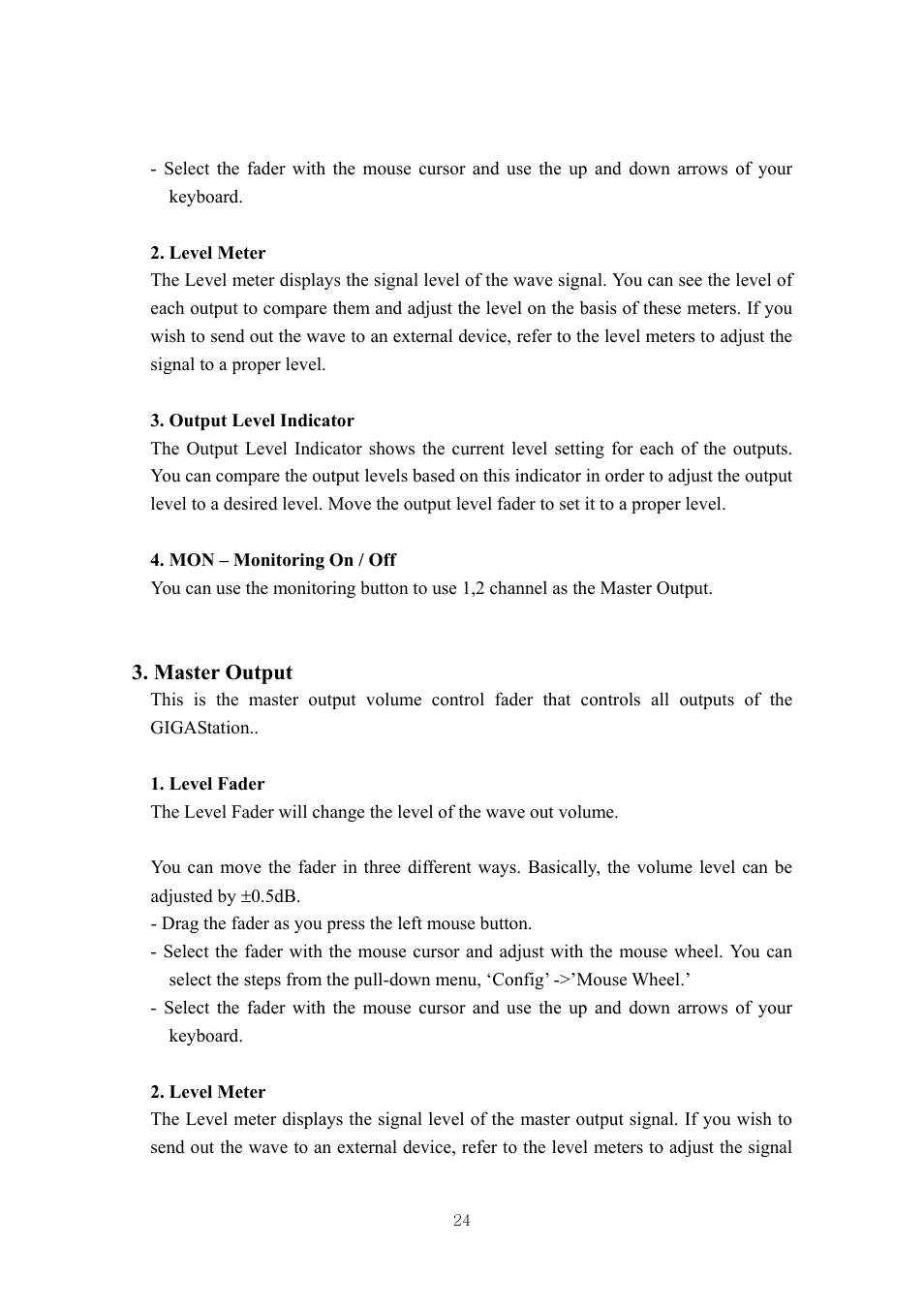 ESI GigaStation User Manual | Page 25 / 37