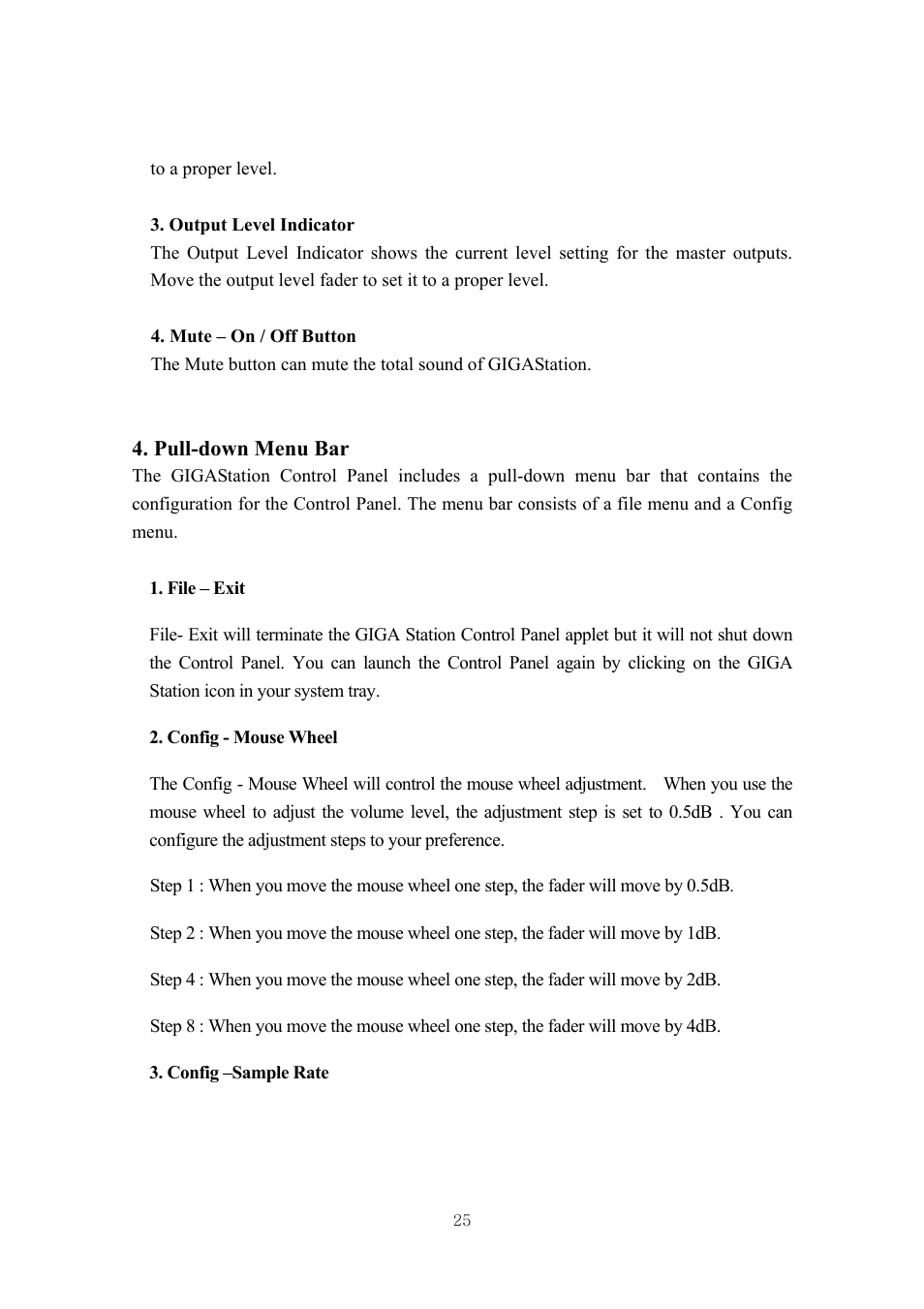 ESI GigaStation User Manual | Page 26 / 37