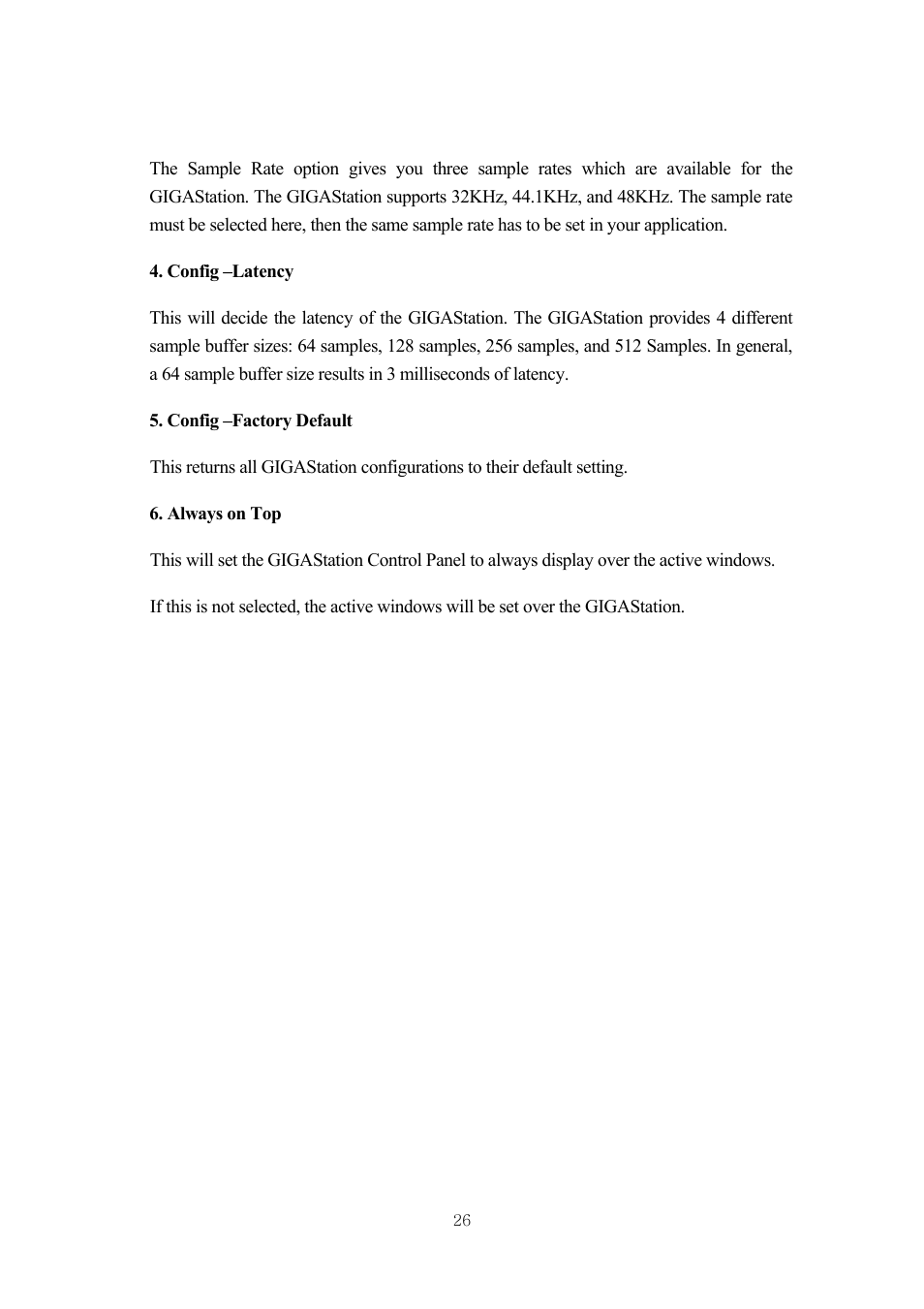 ESI GigaStation User Manual | Page 27 / 37