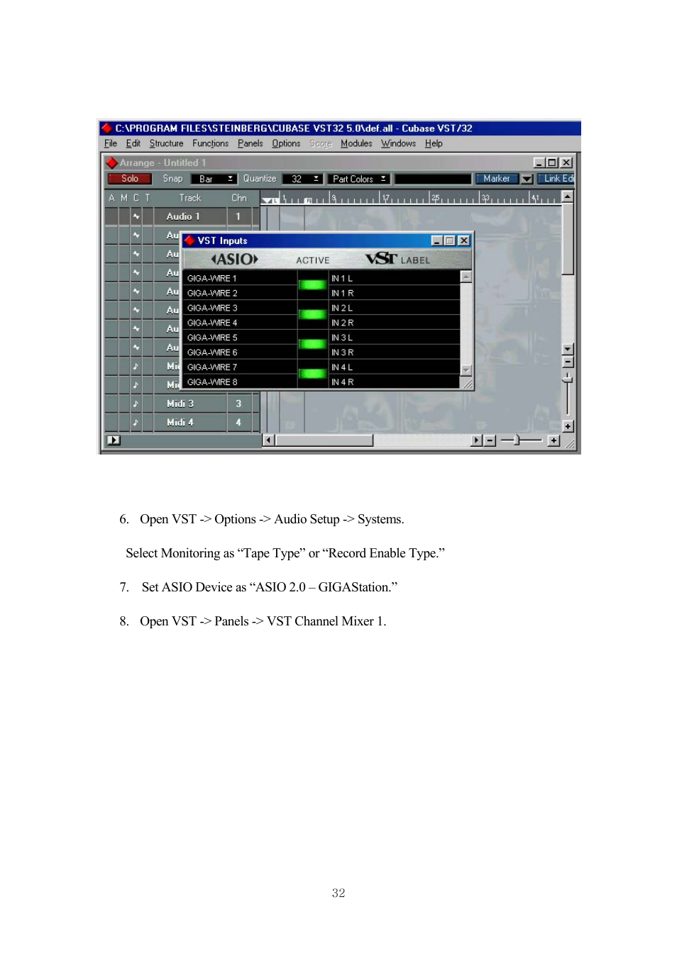 ESI GigaStation User Manual | Page 33 / 37