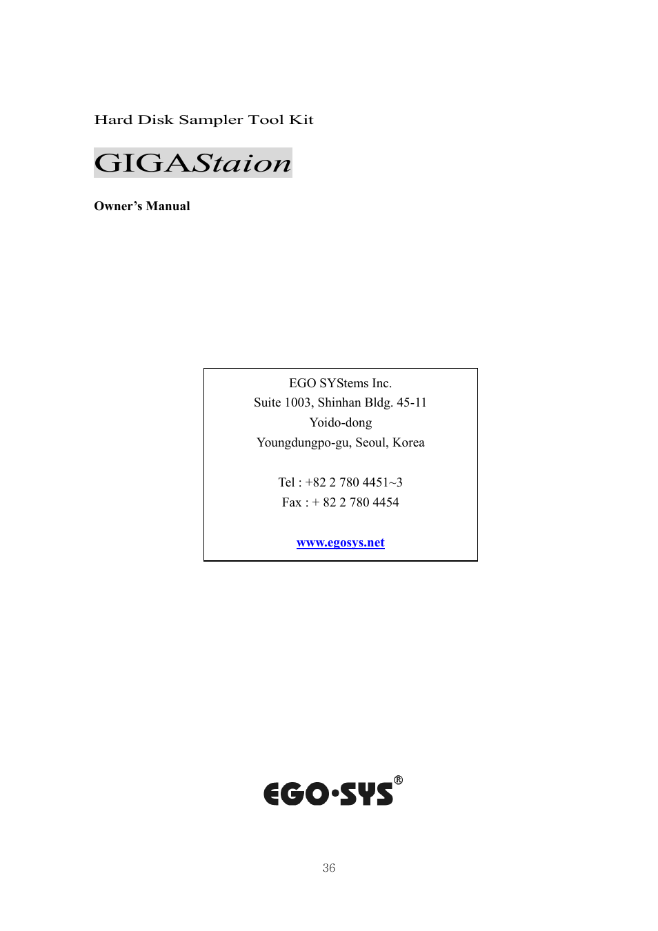 Giga staion | ESI GigaStation User Manual | Page 37 / 37