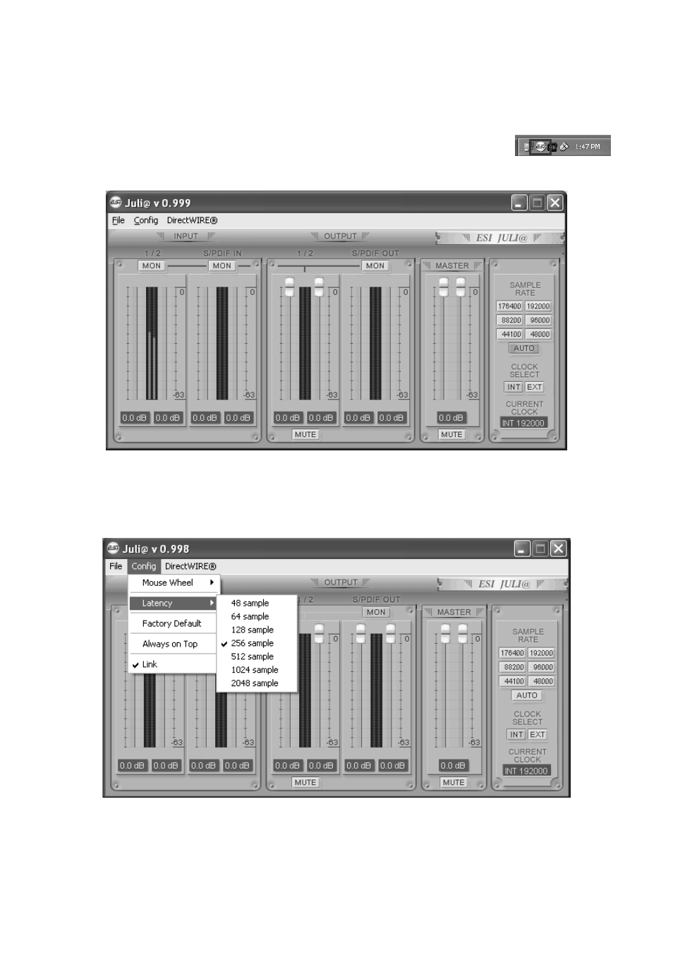 Juli@ xte console | ESI Juli@ XTe User Manual | Page 18 / 28