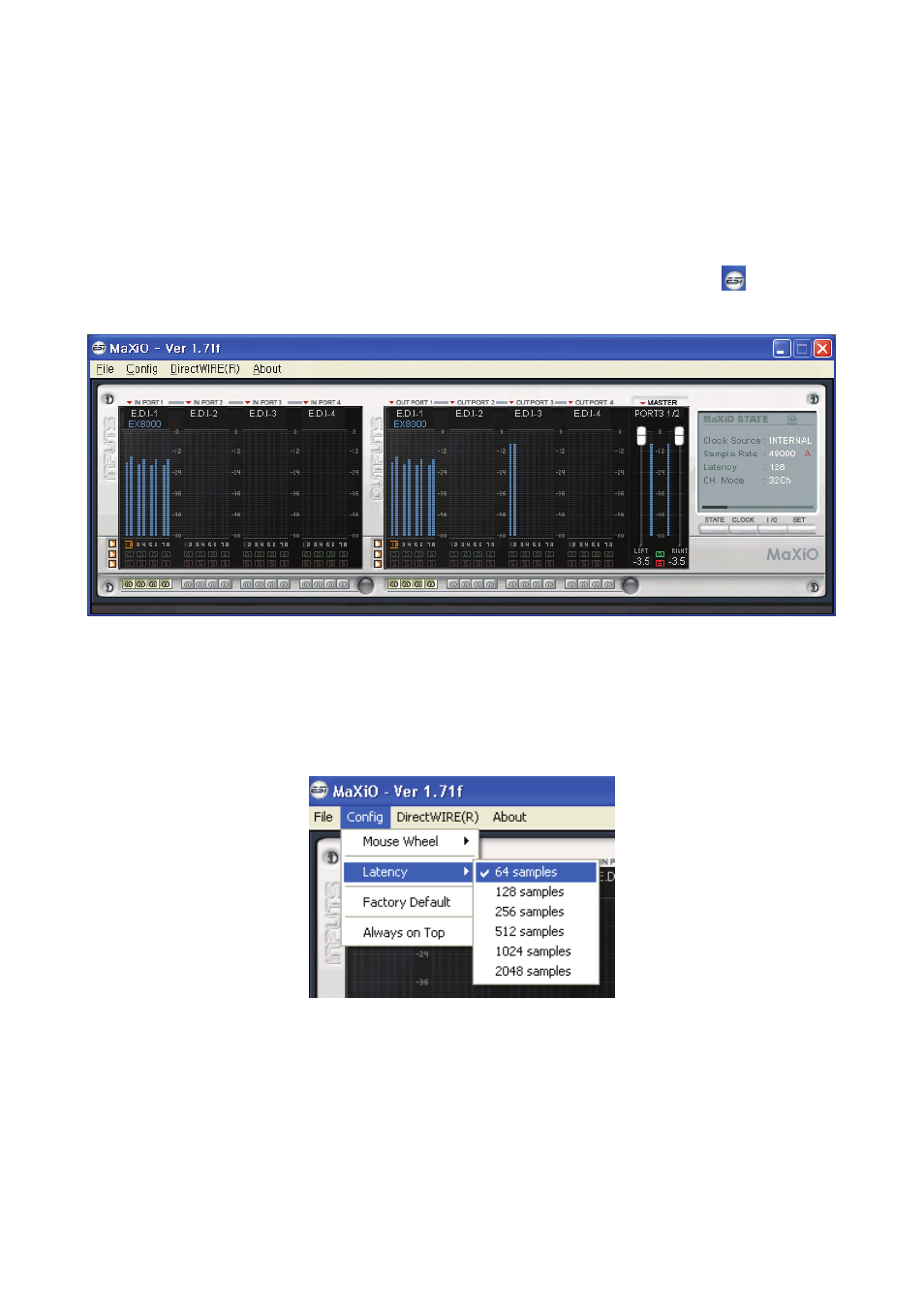 Maxio control panel | ESI MaXiO 032 User Manual | Page 27 / 53