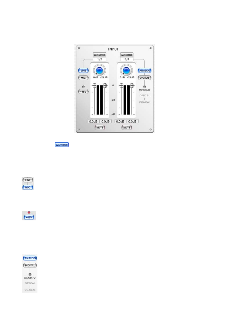 Input section | ESI MAYA44 User Manual | Page 20 / 35